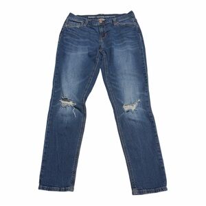 Old Navy Size 2P Boyfriend Skinny Classic Blue Distressed Women’s Jeans